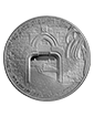 1 oz Silver Gates of Jerusalem Dung Gate Round (2020)